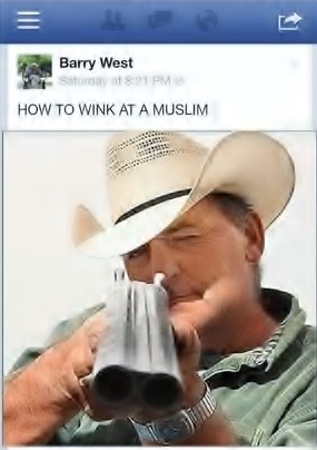 How to wink at a Muslim