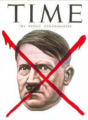 Were reports of Hitler's death "greatly exaggerated"? Cover of Time Magazine, May 7, 1945